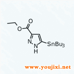 5-Tributylstannyl-1H-pyrazole-3-carboxylic acid ethyl ester