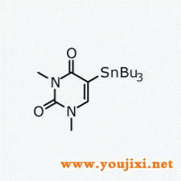 5-Tributylstannyl-1,3-dimethyluracil;2,4(1H,3H)-Pyrimidinedione, 1,3-dimethyl-5-(tributylstannyl)-