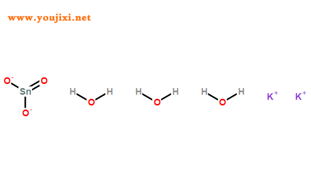 锡(IV)酸钾三水合物结构式图片|12125-03-0结构式图片