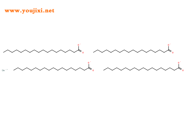 硬脂酸锡(II)结构式图片|7637-13-0结构式图片
