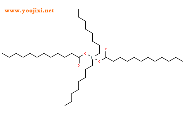 二月桂酸二正辛基锡结构式图片|3648-18-8结构式图片
