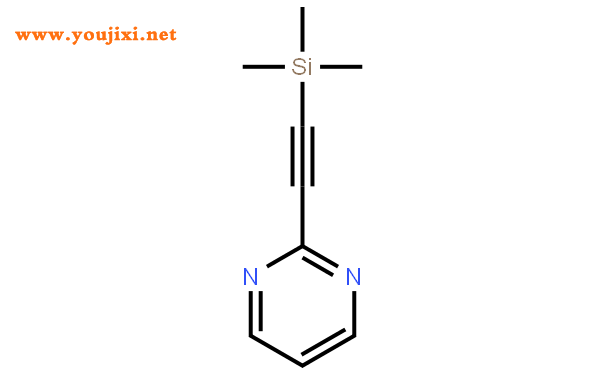 2-三甲基锡乙炔嘧啶结构式图片|193631-86-6结构式图片