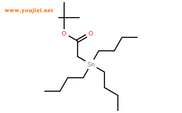 2-(三丁基锡)乙酸叔丁酯结构式图片|90501-02-3结构式图片