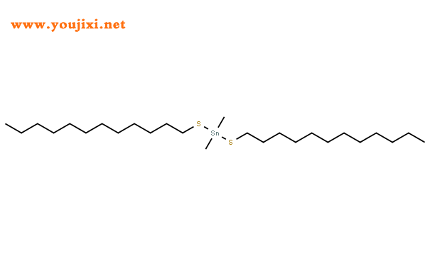 双(十二烷基硫基)二甲基锡结构式图片|51287-84-4结构式图片