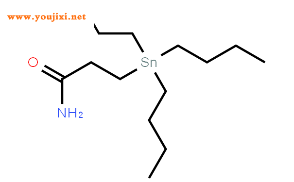3-(三丁基锡烷基)丙酰胺结构式图片|51283-50-2结构式图片