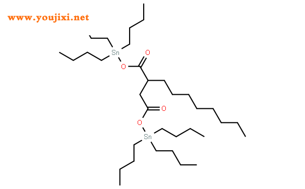 2-辛基丁二酸二(三丁基锡)结构式图片|67701-37-5结构式图片