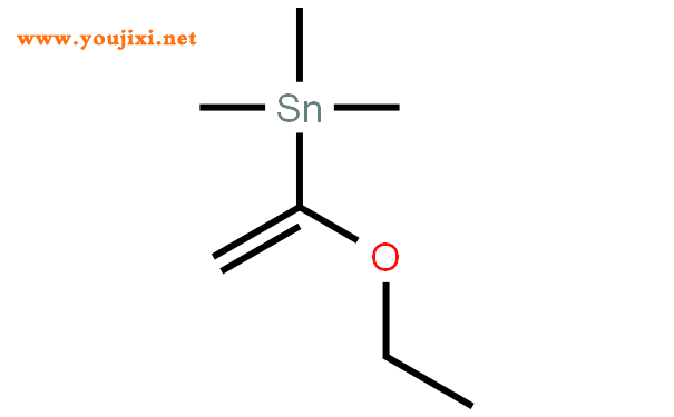 (1-乙氧基乙烯基)三甲基锡结构式图片|112713-84-5结构式图片