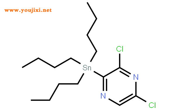 2,6-二氯-3-三丁基锡吡嗪结构式图片|446285-70-7结构式图片