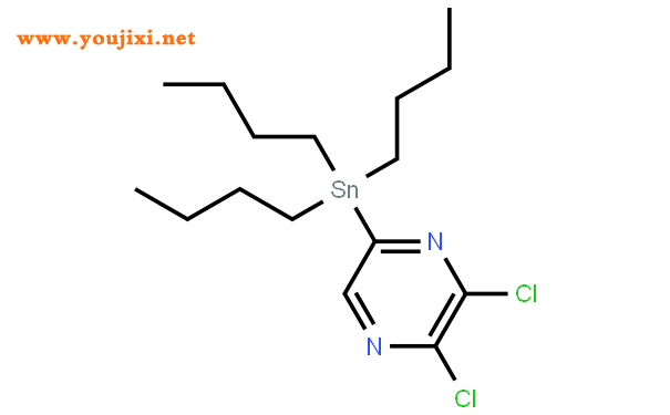 2,3-二氯-5-三丁基锡吡嗪结构式图片|446285-50-3结构式图片