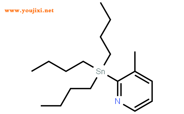 3-甲基-2-(三正丁基锡)吡啶结构式图片|259807-97-1结构式图片