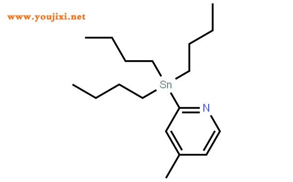 4-甲基-2-(三正丁基锡)吡啶结构式图片|301652-23-3结构式图片