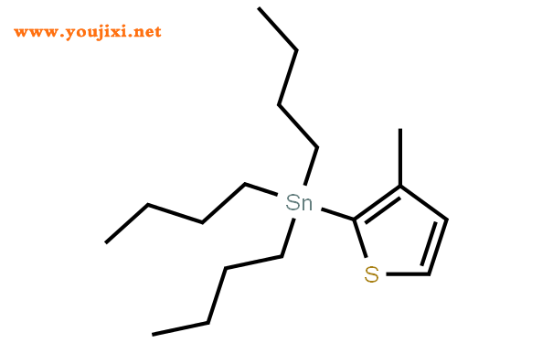 3-甲基-2-(三丁基锡)噻吩结构式图片|166766-89-8结构式图片