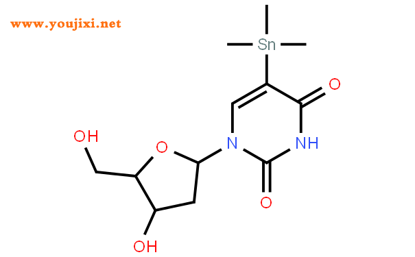 5-(三甲基锡)-2-脱氧尿苷结构式图片|146629-34-7结构式图片