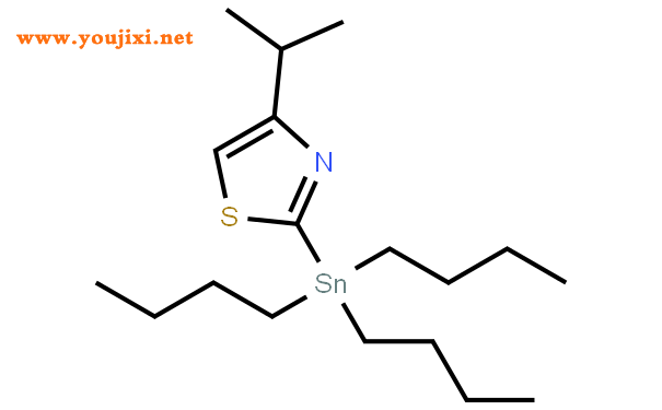 2-(三丁基锡)-4-异丙基噻唑结构式图片|1108659-24-0结构式图片