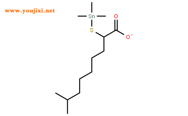 [(三甲基锡烷基)硫代]乙酸异丁酯结构式图片|54849-39-7结构式图片