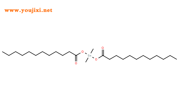 二甲基双[(十二烷酰基)氧基]锡烷结构式图片|2179-99-9结构式图片