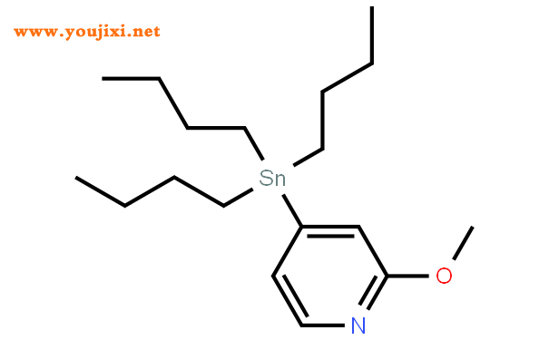 4-(三正丁基锡)-2-甲氧基吡啶结构式图片|1204580-72-2结构式图片