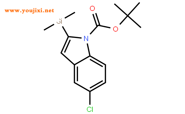 1-Boc-5-氯-2-三甲基锡吲哚结构式图片|475102-16-0结构式图片
