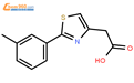 2-(3-甲基苯基)-1,3-噻唑-4-基]乙酸