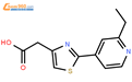 2-(2-(2-ethylpyridin-4-yl)thiazol-4-yl)acetic acid