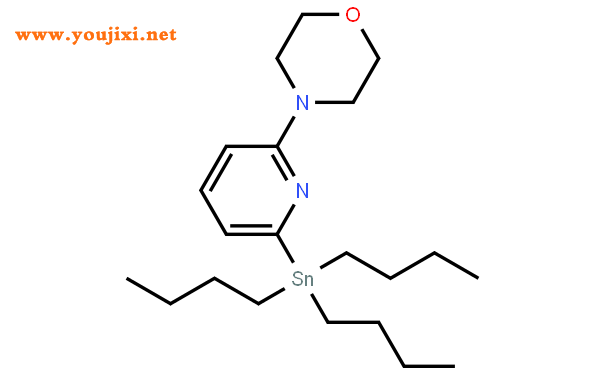 4-[6-(三丁基锡烷基)吡啶-2-基]吗啉结构式图片|869901-24-6结构式图片