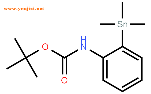(2-三甲锡基-苯基)-氨基甲酸叔丁酯结构式图片|114552-32-8结构式图片
