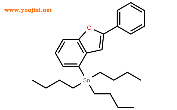 三丁基-(2-苯基苯并呋喃-4-基)-锡结构式图片|863870-98-8结构式图片