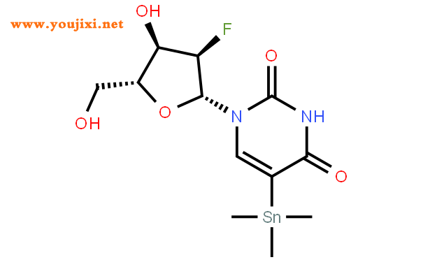 2<em></em>'-脱氧-2<em></em>'-氟-5-(三甲基锡烷基)尿苷结构式图片|336881-26-6结构式图片