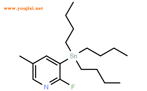 2-氟-5-甲基-3-(三丁基锡烷基)吡啶结构式图片|1025745-87-2结构式图片