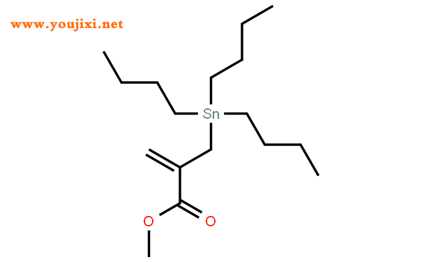 2-[(三丁基锡烷基)甲基]-2-丙烯酸甲酯结构式图片|132841-83-9结构式图片