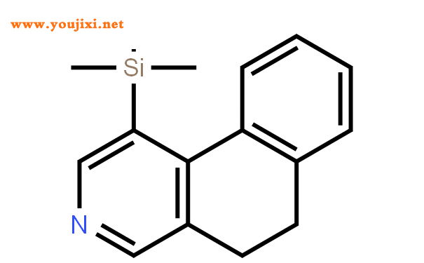 1-三甲基锡-5,6-二氢-苯并[f]异喹啉结构式图片|131373-01-8结构式图片
