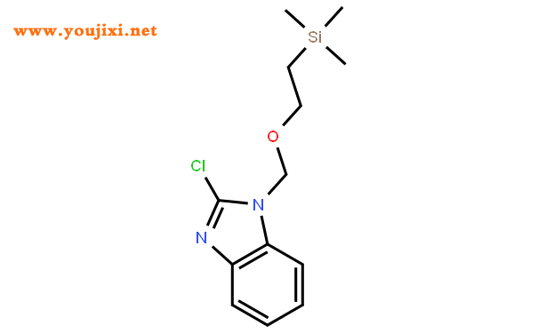 2-氯-1-[[2-(三甲基锡)乙氧基]甲基]-苯并咪唑结构式图片|841200-42-8结构式图片