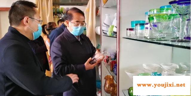 吴文胜调研玻璃器皿企业复工复产工作