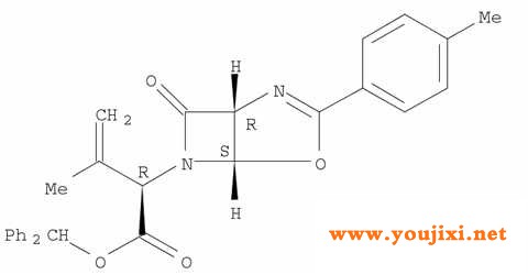 67978-05-6 4-Oxa-2,6-diazabicyclo[3.2.0] 庚-2-烯-6-乙酸，α-(1-甲基乙烯基)-3-(4-甲基苯基)-7-氧代-，二苯甲酯，[1R-[1α,5α,6(R*)]]  ——”哦
     
    </td>
   </tr>
  
  
    
  
    

     
 </table>
 <br />
 <table width=