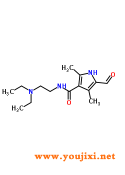 356068-86-5 5-Formyl-2,4-dimethyl-  1H-吡咯-3-羧酸(2-二乙氨基-乙基)-酰胺