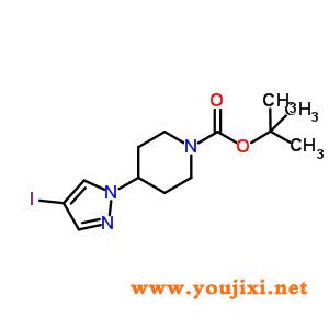 877399-73-0 叔丁基4-(4-碘吡唑-  1-基)哌啶-1-羧酸盐