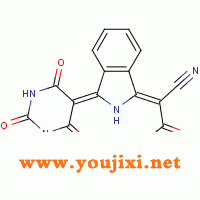 76199-85-4 2-cyano-2-[2,3  -dihydro-3-(四氢-2,4,6-trioxo-5(2H)-pyrimidinylidene)-1H-isoindol-1-ylidene]-N-甲基乙酰胺
