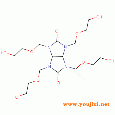 67846-63-3 tetrahydro-1,3,4,6- 四[(2-羟基乙氧基)甲基]咪唑并[4,5-d]咪唑-2,5(1H,3H)-二酮