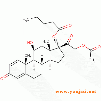 72064-79-0 11β,17,21-trihydroxypregna-1,  4-diene-3,20-dione 21-acetate 17-valerate